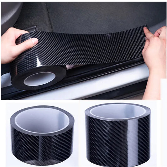 5D Carbon Fiber Nano Glue Sticker Protector Film Door