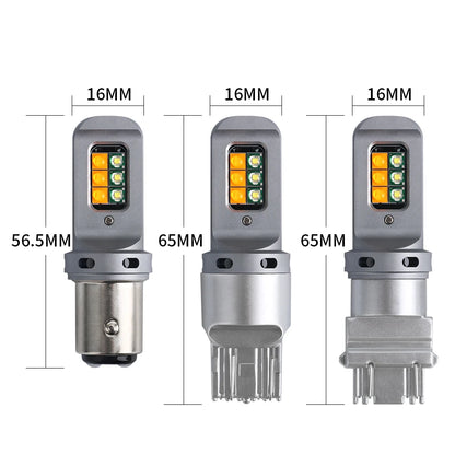 1PCS Drl Turn Signal In Canbus No Error two-color