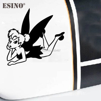Cartoon Tinkerbell Creative Decal Reflective Sticker Bumper Body