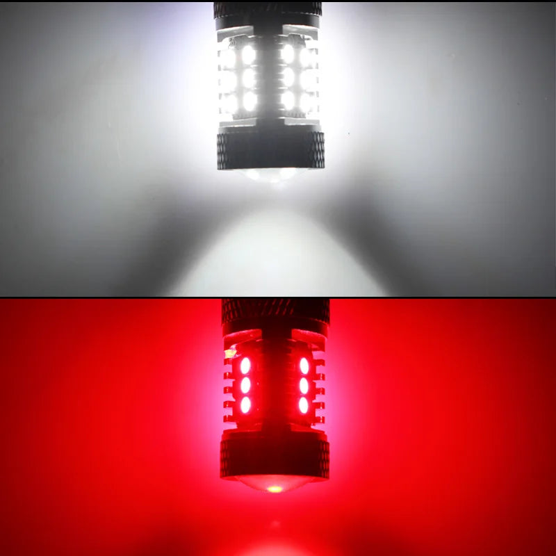 2PCS 31-smd White Red dual-color 7440 T20 992A Replacement