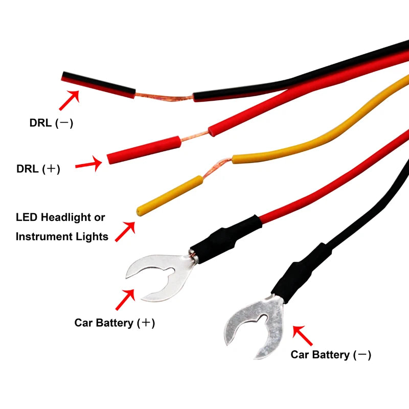 Drl Controller Daytime Running Relay Harness Dimmer On Off