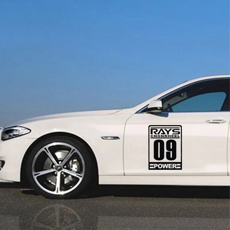 For Peugeot BMW E39 Mercedes Rays Power Wtcc Racing Sticker