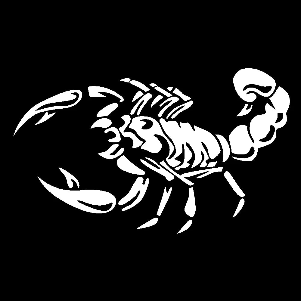 Fashion 3D Big Scorpion Reflective Personalized Bumper Stickers
