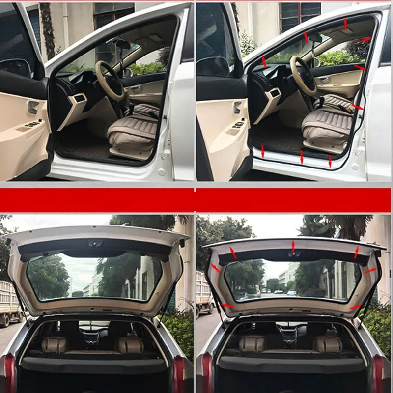 For Toyota Corolla Avensis Yaris Rav4 Door Rubber Seal Strips