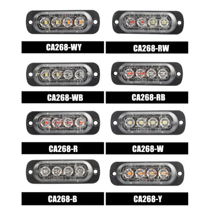 4LED Strobe Warning Grill Flashing Breakdown Emergency Truck