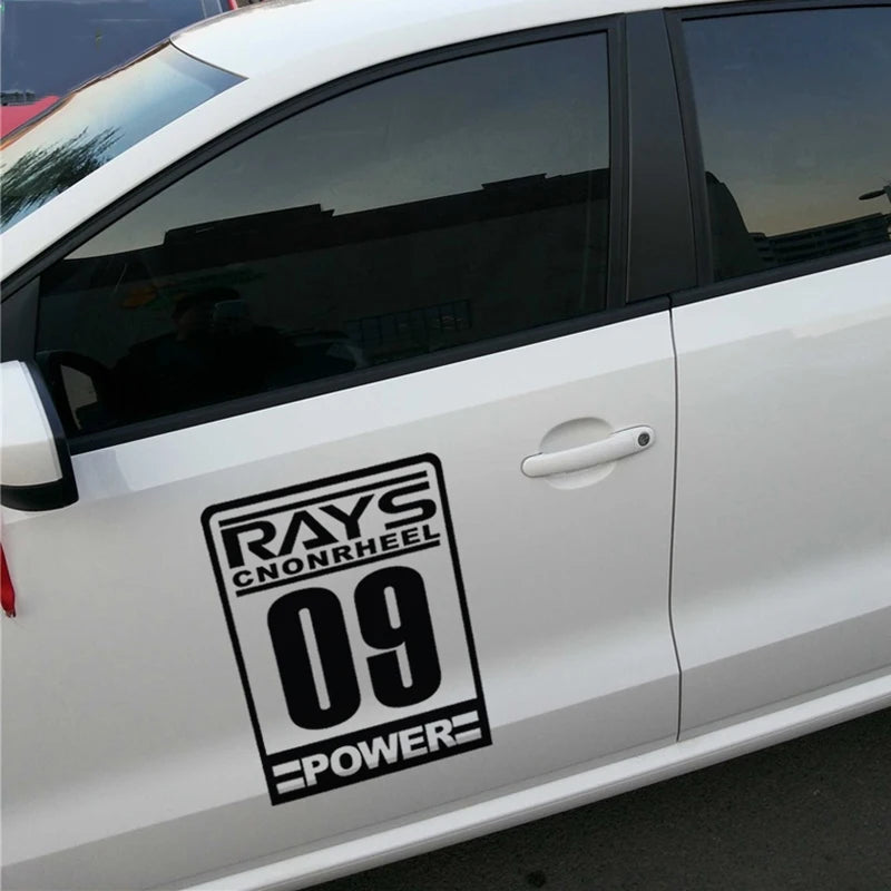 For Peugeot BMW E39 Mercedes Rays Power Wtcc Racing Sticker