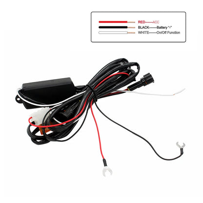 Sunkia External Power Drl Daytime Running Fog Driving Day