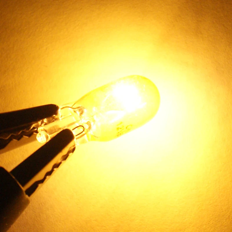 10PCS Yellow Color T10 W5W Halogen Bulbs 194 158