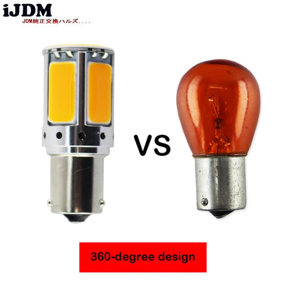 For Front Turn Signal Lights No 2PCS No Resistor Required Amber