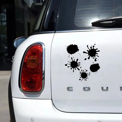 18.8 20CM Set Blots Funny Sticker Vinyl Decal White