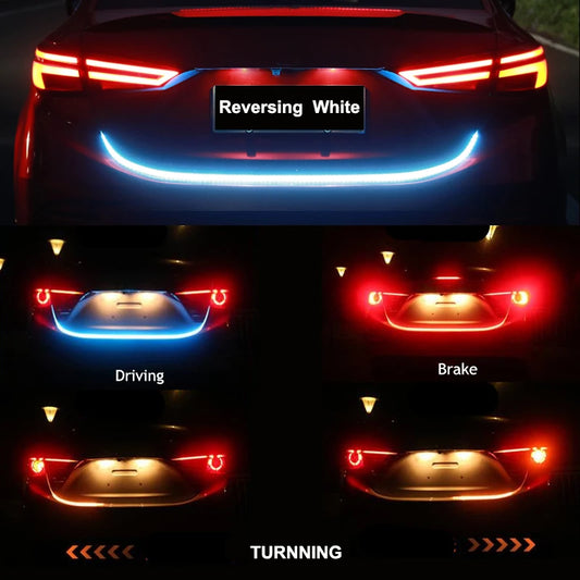 Rear Trunk Tail Dynamic Reverse Warning Strip 12V Additional