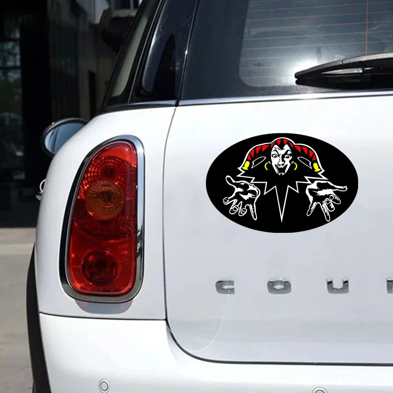 CK2704 14CM King Clown Funny Sticker Colorful Decal Stickers