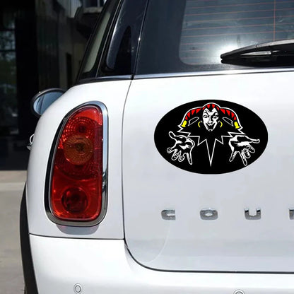 CK2704 14CM King Clown Funny Sticker Colorful Decal Stickers
