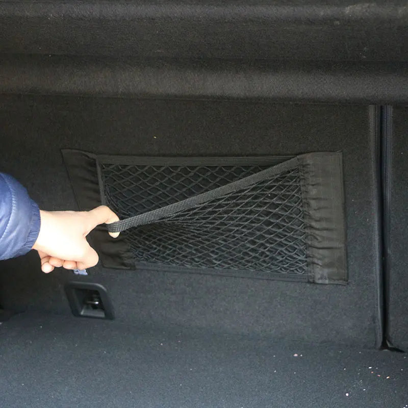 For Audi Accessories A4 A5 A6 Sticker Trunk Box Storage Bag Net
