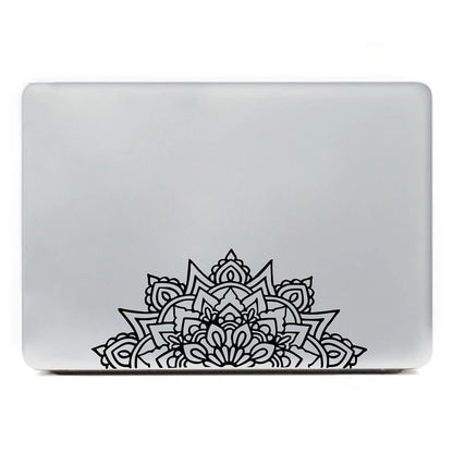 For Apple Macbook Decor Mandala Decal Half Mandalas Sacred