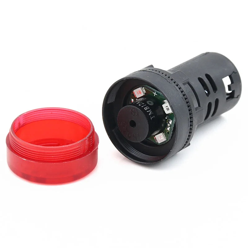 Intermittent Sound Flash Buzzer ed16-22sm Alarm Device 22MM 12V