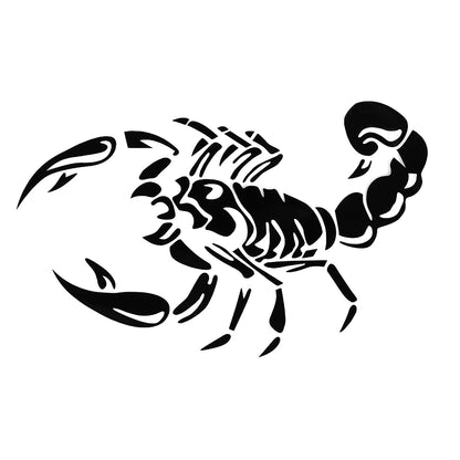 Fashion 3D Big Scorpion Reflective Personalized Bumper Stickers