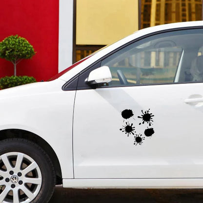 18.8 20CM Set Blots Funny Sticker Vinyl Decal White