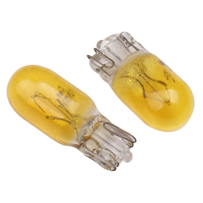 10PCS Yellow Color T10 W5W Halogen Bulbs 194 158