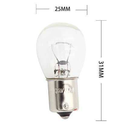 Kevanly 1156 P21W ba15s 10PCS Warm White Halogen 12V