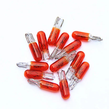 10PCS T5 12V 1.2w White Blue Green Amber Purple