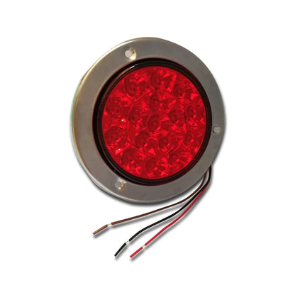 2PCS 16-led Tail back-up Reverse Lamps Round Clear Lens