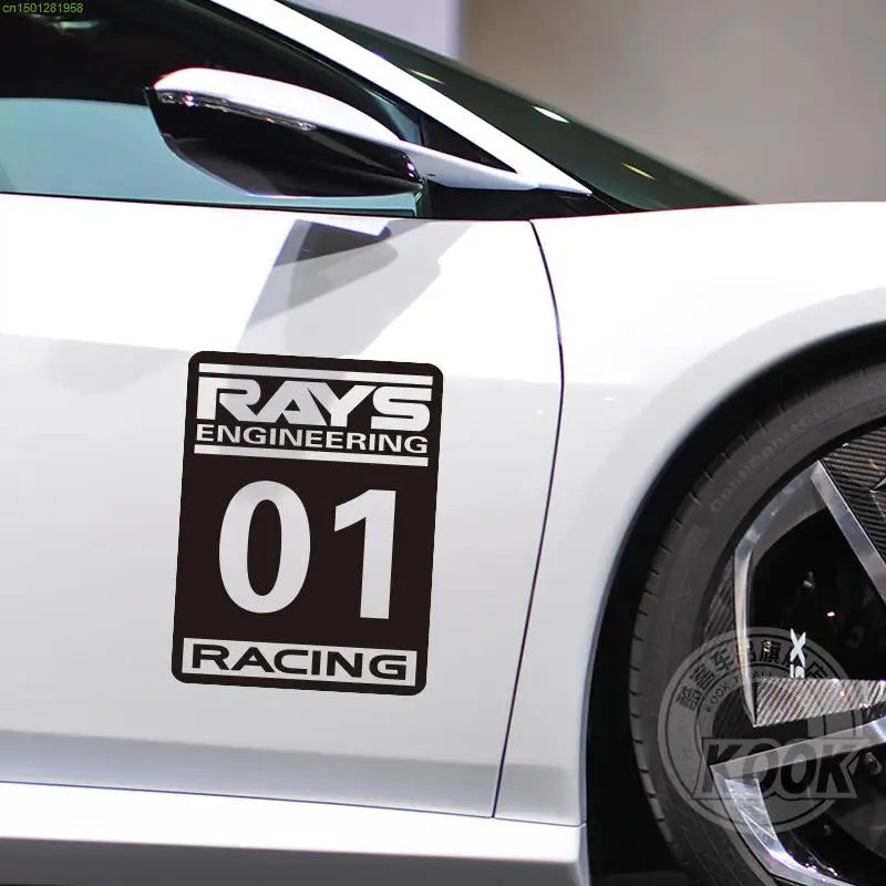 For Door Styling Waterproof Decorate Vinyl Rays no.1 Racing