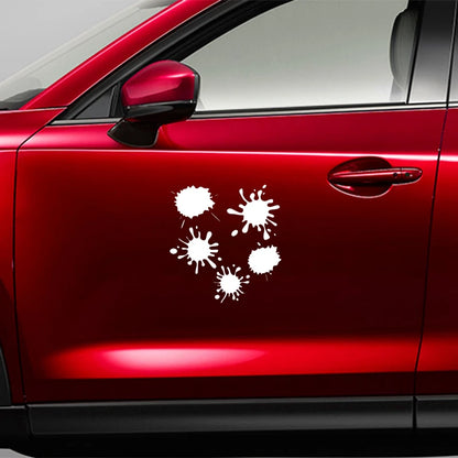 18.8 20CM Set Blots Funny Sticker Vinyl Decal White