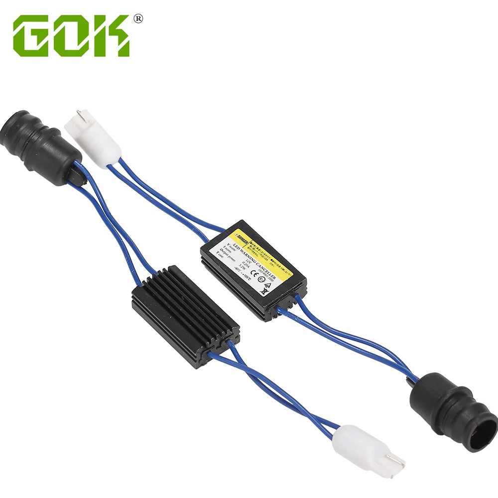 2PCS T10 Canbus Cable 12V Warning Canceller Decoder 501