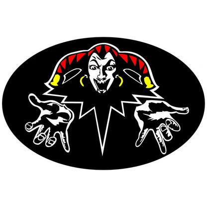 CK2704 14CM King Clown Funny Sticker Colorful Decal Stickers
