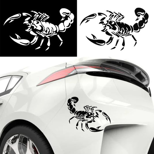 Fashion 3D Big Scorpion Reflective Personalized Bumper Stickers