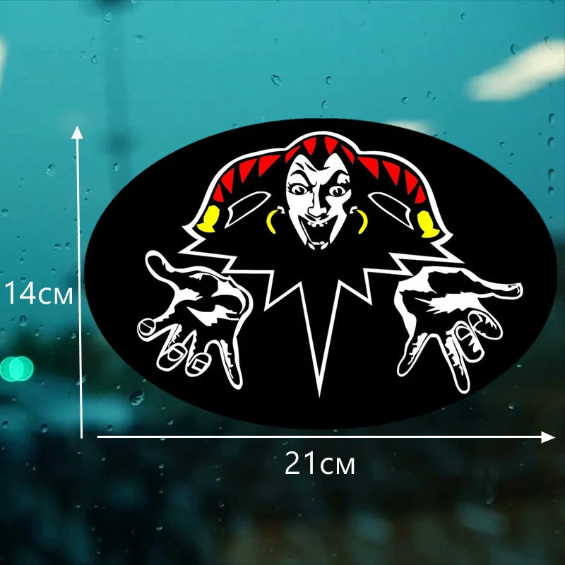 CK2704 14CM King Clown Funny Sticker Colorful Decal Stickers