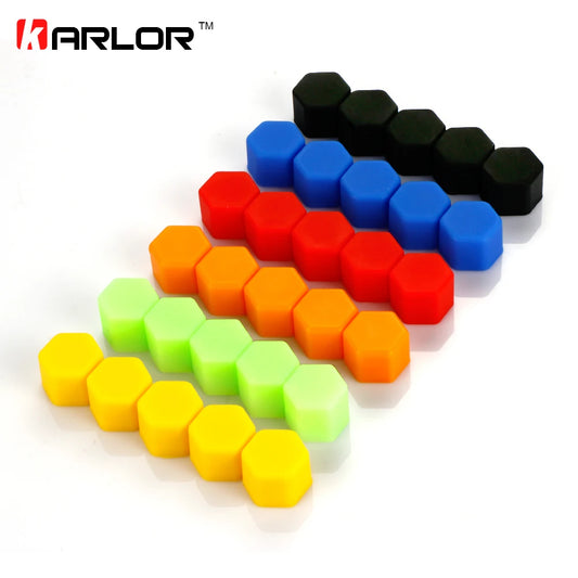 20PCS 21MM Silica Gel Wheel Nuts Covers Protective Bolt