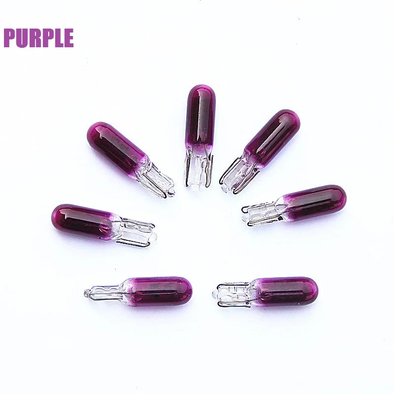 10PCS T5 W2W 12V 1.2w Interior Bulb Dashboard Warning
