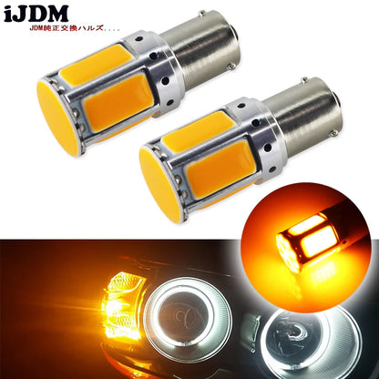 For Front Turn Signal Lights No 2PCS No Resistor Required Amber