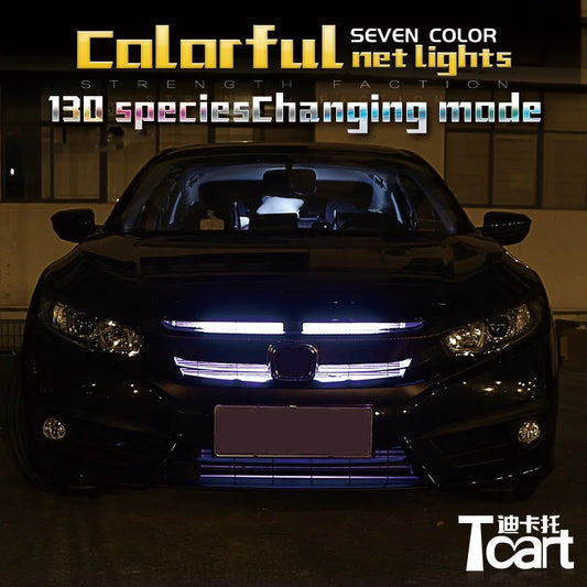 For Honda Civic 2016 2017 2018 Tcact Strip Scan Knight Rider