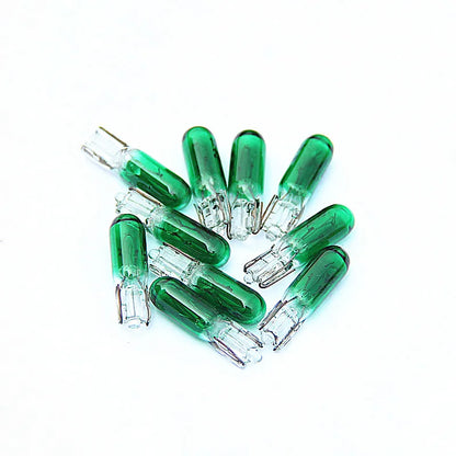 10PCS T5 12V 1.2w White Blue Green Amber Purple