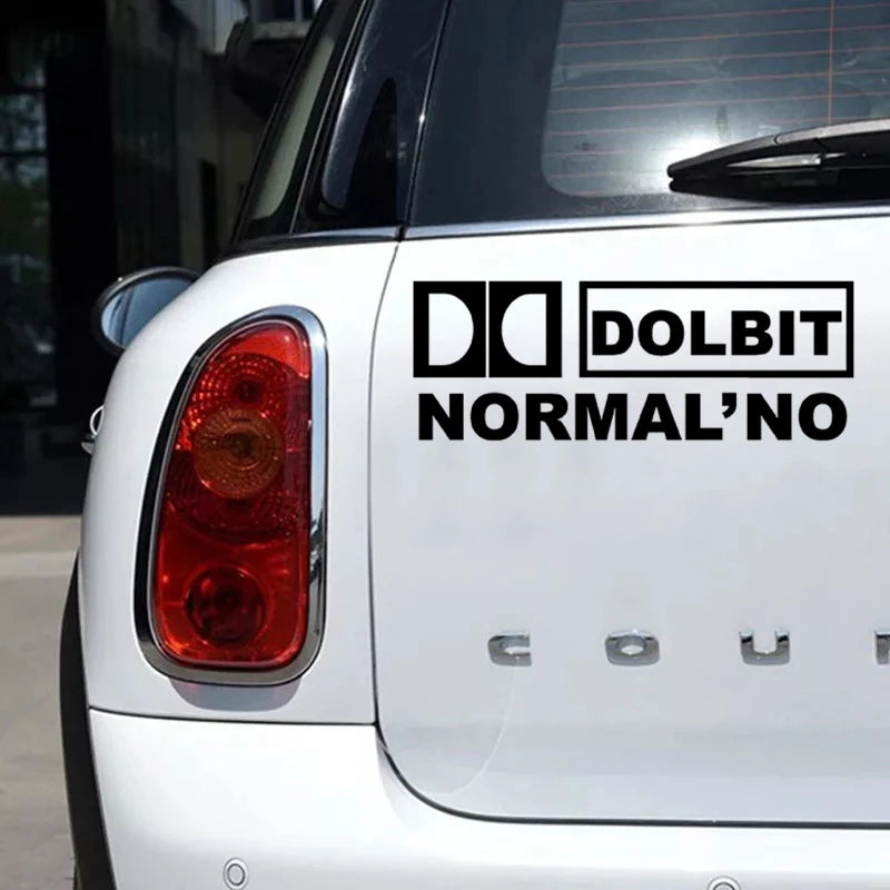 CK2302 7CM Dolbit Normal No Funny Sticker Vinyl Decal