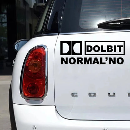 CK2302 7CM Dolbit Normal No Funny Sticker Vinyl Decal