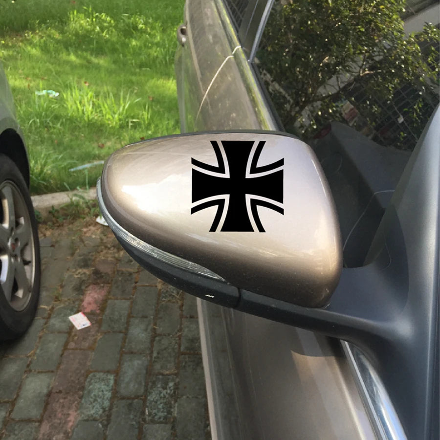 Iron Cross Novelty German Van Window Bumper Vinyl Sticker