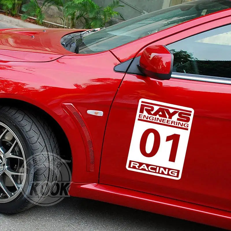 For Door Styling Waterproof Decorate Vinyl Rays no.1 Racing