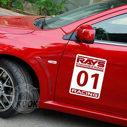For Door Styling Waterproof Decorate Vinyl Rays no.1 Racing