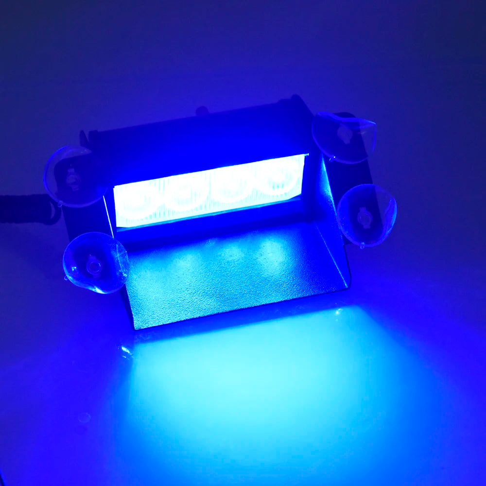 Red Blue Yellow Strobe Flash Dash Emergency Flashing Fog