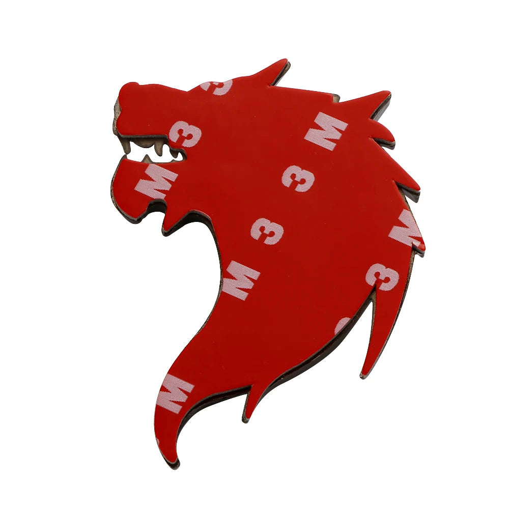 Wolf Wolverene Head 100 3D Metal Motorcycle Logo Emblem