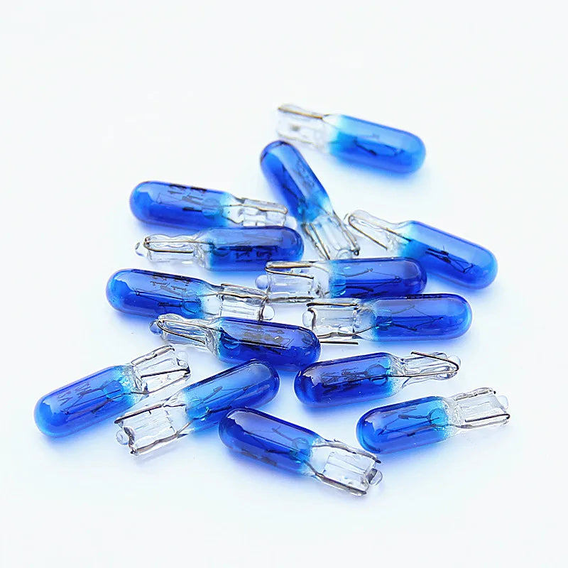 10PCS T5 12V 1.2w White Blue Green Amber Purple
