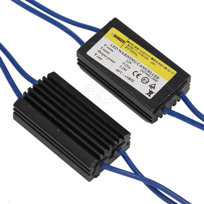 2PCS T10 Canbus Cable 12V Warning Canceller Decoder 501