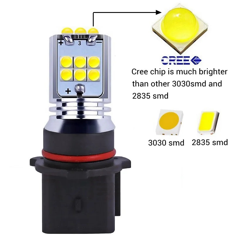 2PCS P13W Super Bright 1800LM Cree Chip Daytime Running