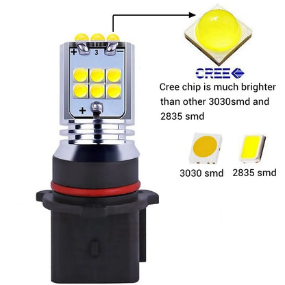 2PCS P13W Super Bright 1800LM Cree Chip Daytime Running