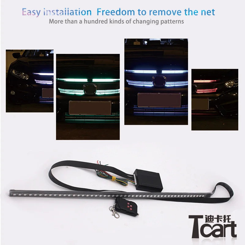 For Honda Civic 2016 2017 2018 Tcact Strip Scan Knight Rider