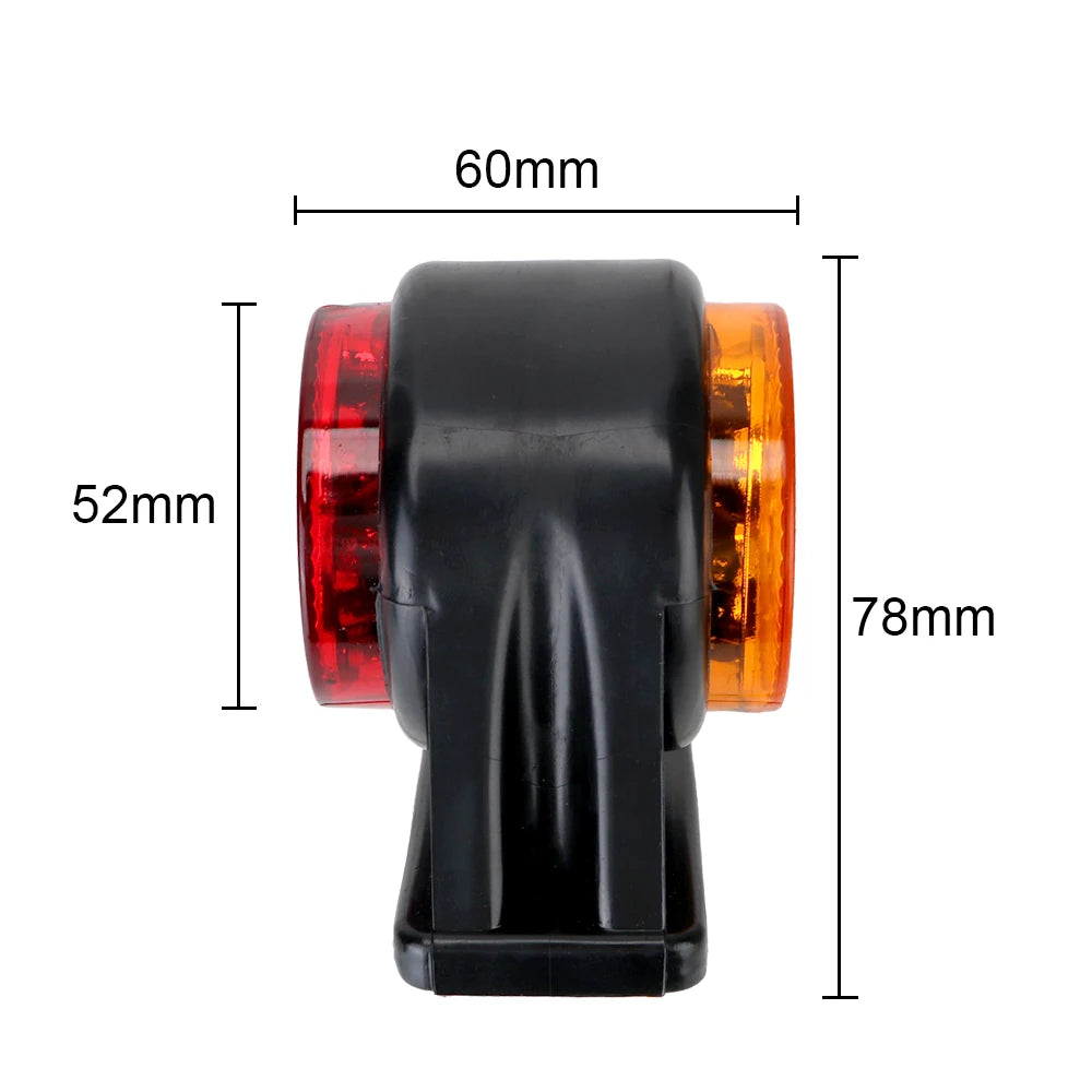 12V 24V Truck Trailer Position Corner Side Marker Turn